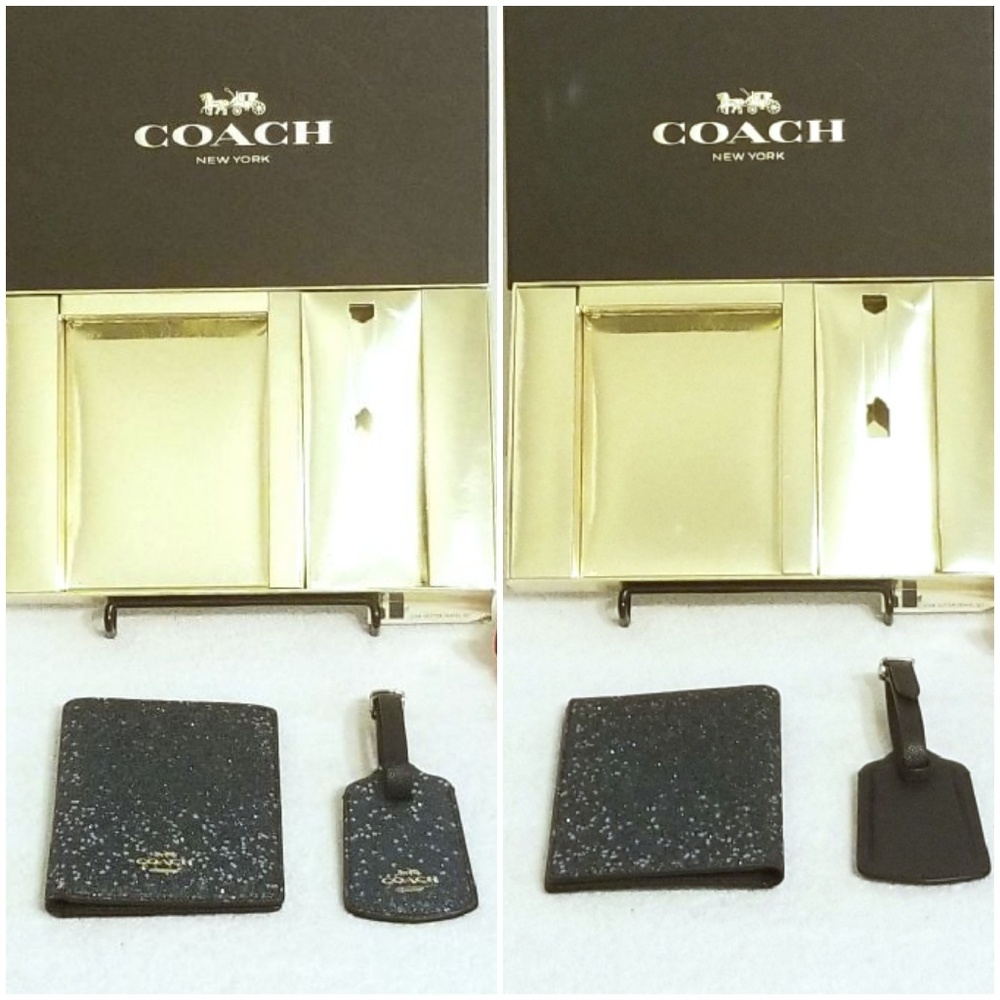 $SOLD$ 🆕️ 💯 Auth Coach Glitter Travel Set F38644 - Picture 2 of 8